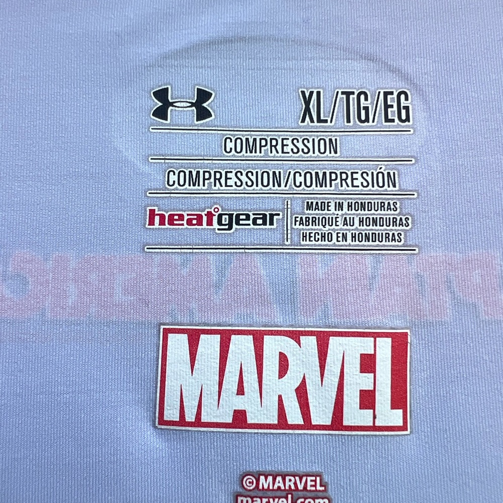 Under Armour Marvels Captain America compression XL short sleeve shirt - Picture 4 of 12